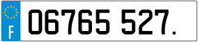 Truck License Plate